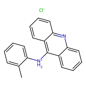 Acridine, 9-(o-toluidino)-, hydrochloride structure