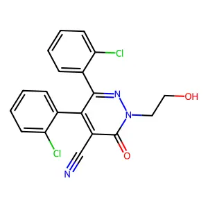 C19-H13-Cl2-N3-O2 structure