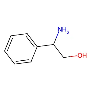 2-Amino-2-phenylethanol structure
