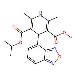 Isradipine structure
