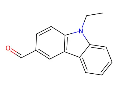 9-ethyl-9H-carbazole-3-carbaldehyde structure