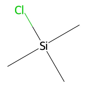 Chlorotrimethylsilane structure
