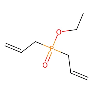 Phosphinic acid, diallyl-, ethyl ester structure