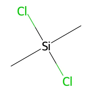 Dichlorodimethylsilane structure