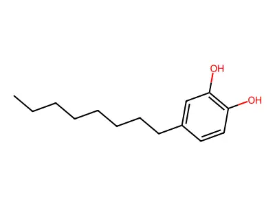 4-Octylpyrocatechol structure