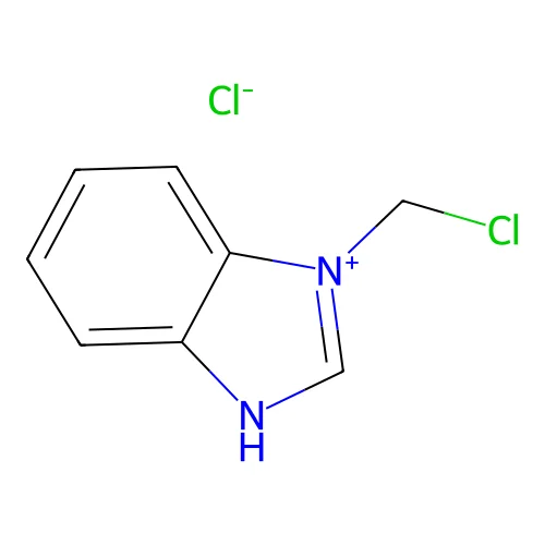 Benzimidazole, 1-chloromethyl-, hydrochloride structure