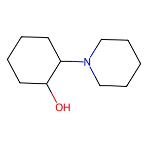 cis-2-Piperidinocyclohexan-1-ol structure
