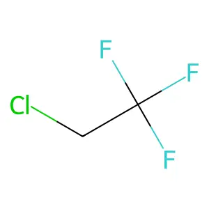 2-Chloro-1,1,1-trifluoroethane structure