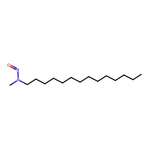 N-Methyl-N-nitroso-1-tetradecanamine structure