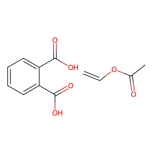 Ethenyl acetate;phthalic acid structure