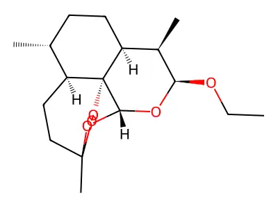Dihydroartemisinin ethyl ether structure