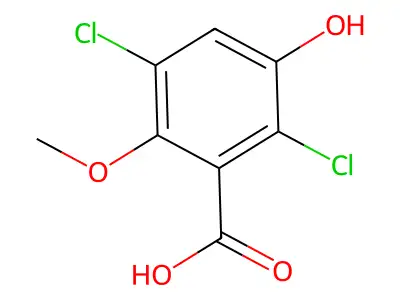 5-Hydroxydicamba structure