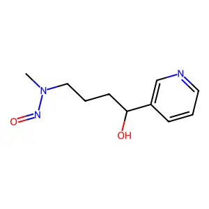 4-(Methylnitrosamino)-1-(3-Pyridyl)-1-Butanol structure