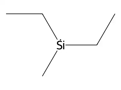 Diethyl(methyl)silane structure