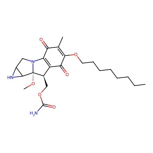 7-Octyloxy-7-demethoxymitomycin A structure