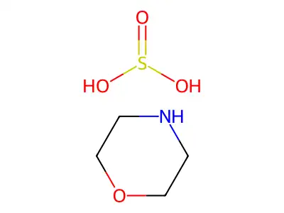 Morpholine, sulfite (1:1) structure