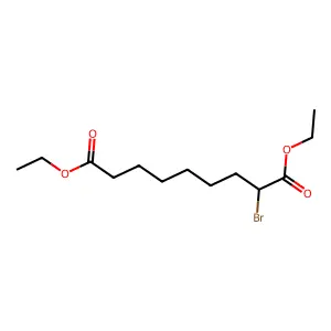 Diethyl 2-bromononanedioate structure