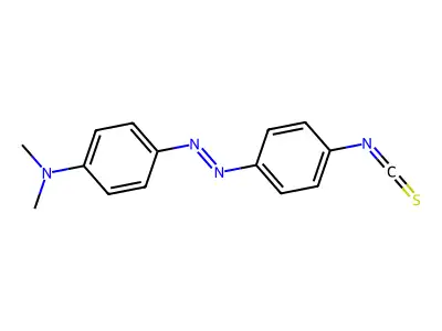 4-((4-Isothiocyanatophenyl)azo)-N,N-dimethylaniline structure