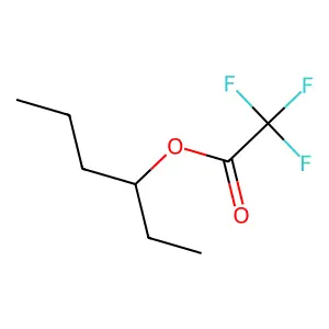 3-Hexyltrifluoroacetate structure
