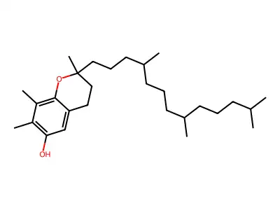 Tocopherols structure