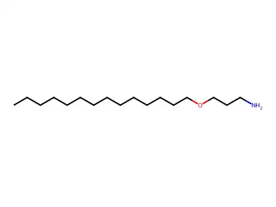 1-Propanamine, 3-(tetradecyloxy)- structure