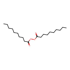 Decanoyl peroxide structure