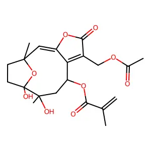 PIPTOCARPHIN A structure