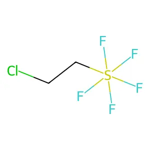 1-Chloro-2-(pentafluoro-lambda~6~-sulfanyl)ethane structure