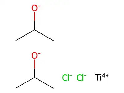 Dichloro(diisopropoxy)titanium structure