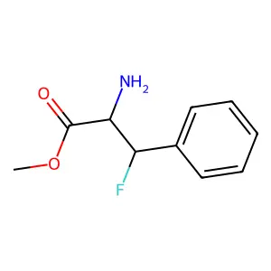 Methyl 2-amino-3-fluoro-3-phenylpropanoate structure