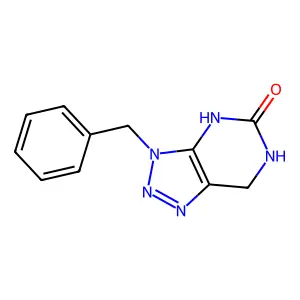 3-Benzyl-2,3,6,7-tetrahydro-5H-[1,2,3]triazolo[4,5-d]pyrimidin-5-one structure