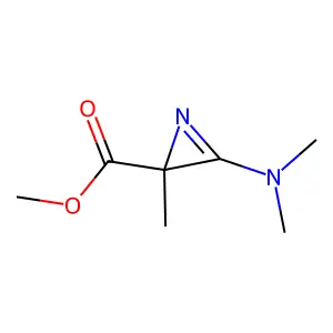 Methyl 3-(dimethylamino)-2-methyl-2H-azirene-2-carboxylate structure
