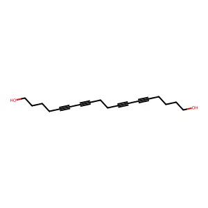 5,7,11,13-Octadecatetrayne-1,18-diol structure