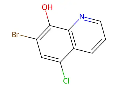 8-Quinolinol, 7-bromo-5-chloro- structure