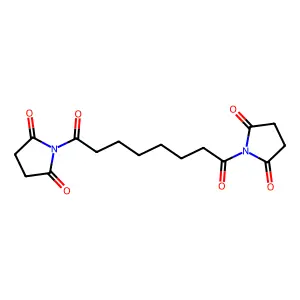 Disuccinimidyl suberate structure
