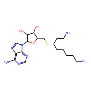 S-adenosyl-3-thio-1,8-diaminooctane structure