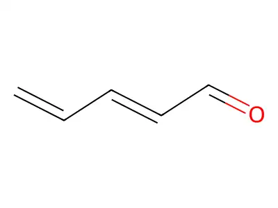 Penta-2,4-dienal structure