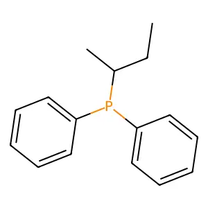 sec-Butyldiphenylphosphine structure