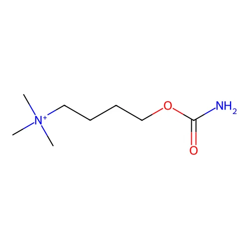 4-Carbamoyloxybutyl(trimethyl)azanium structure