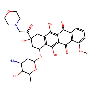 14-Morpholinodaunorubicin structure