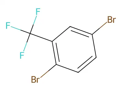1,4-Dibromo-2-(trifluoromethyl)benzene structure