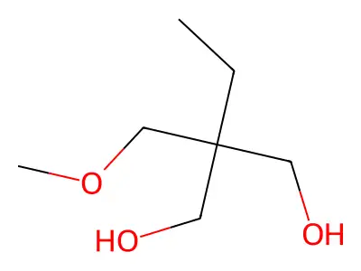 Trimethylolpropane monomethyl ether structure