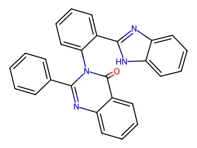 4(3H)-Quinazolinone, 3-(o-(2-benzimidazolyl)phenyl)-2-phenyl- structure