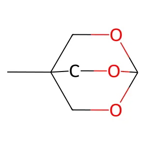 2,6,7-Trioxabicyclo(2.2.2)octane, 4-methyl- structure