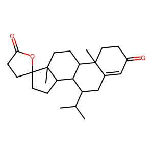 7-Propyl spirolactone structure