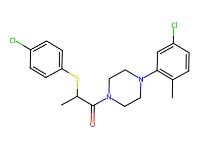 C20H22Cl2N2OS structure