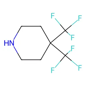 4,4-Bis(trifluoromethyl)piperidine structure