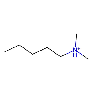 N,N,N-Trimethylbutan-1-aminium structure