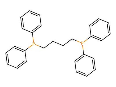 1,4-Bis(diphenylphosphino)butane structure