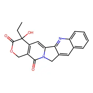 (+-)-Camptothecin structure